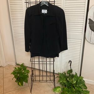 KASPER -for A.S.L.   Black suit.